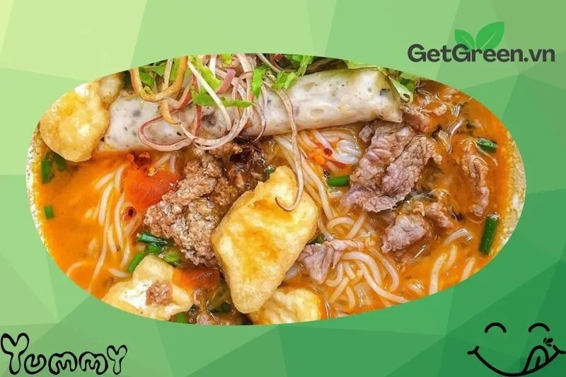 Bún riêu đậu giò bò Phúc Tân