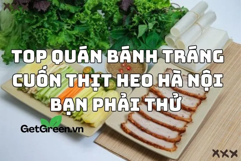 Top quán bánh tráng cuốn thịt heo Hà Nội bạn phải thử 2024